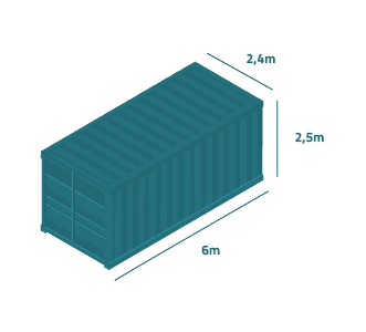 STANDARD CONTAINER 20'